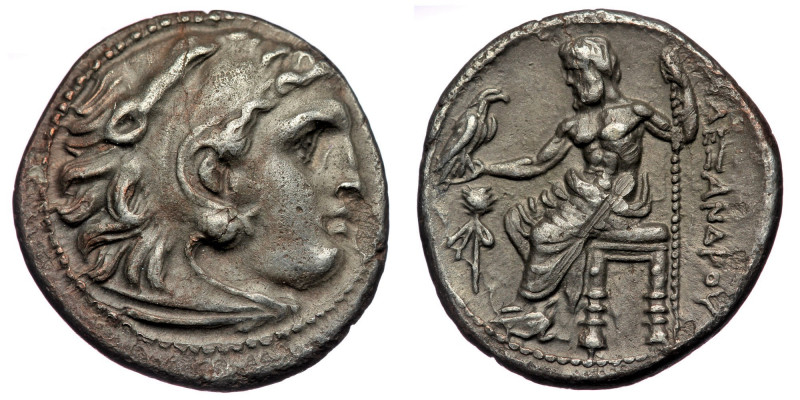 KINGS of MACEDON. Alexander III 'the Great'. 336-323 BC. AR Drachm ( Silver. 4.1...