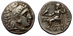 Kings of Macedon. Kolophon. Antigonos I Monophthalmos 320-301 BC. Drachm ( Silver 4.06 g. 18 mm)
In the name and types of Alexander III, 310-301 BC
He...