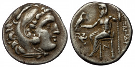 KINGS of MACEDON. Antigonos I Monophthalmos. As Strategos of Asia, 320-306/5 BC. AR Drachm ( SIlver. 4.15 g. 18 mm). 
In the name and types of Alexand...