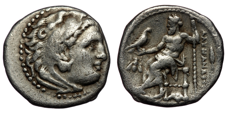 KINGS of MACEDON. Alexander III 'the Great'. 336-323 BC. AR Drachm (Silver. 4.16...
