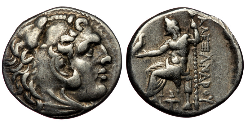 KINGS of MACEDON. Philip III Arrhidaios. 323-317 BC. AR Drachm ( Silver. 4.18 g....