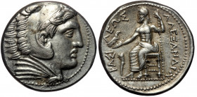 Kings of Macedon. Amphipolis. Alexander III "the Great" 336-323 BC.Tetradrachm AR ( SIlver. 17.31 g. 27 mm)
Struck under Philip III and Alexander IV, ...