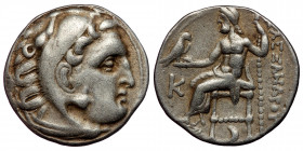 Kings of Macedon. Kolophon. Antigonos I Monophthalmos 320-301 BC. Drachm ( Silver 4.19 g. 19 mm )
In the name and types of Alexander III. Struck circa...