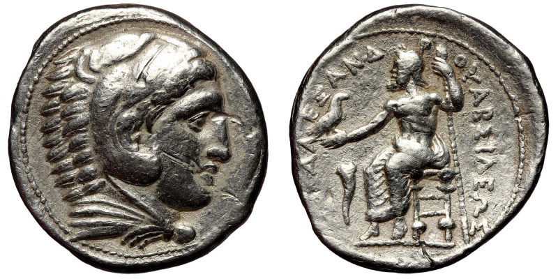 KINGS of MACEDON. Philip III Arrhidaios. 323-317 BC. AR Tetradrachm (silver 17,1...