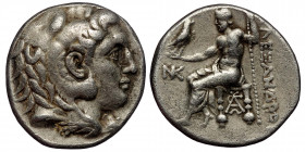 KINGS of MACEDON. Alexander III 'the Great'. 336-323 BC. AR Tetradrachm (silver 16.88 g 29 mm). 
Pella Mint ? Struck circa 285-275 BC. 
Head of Herakl...