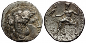 KINGS OF MACEDON. Alexander III ‘the Great’, 336-323 BC. Tetradrachm (Silver, 16.60 g. 26 mm), Babylon, 
Seleukos I, circa 311-300. 
Head of Herakles ...