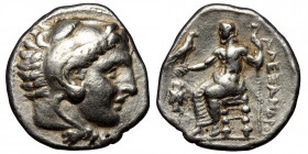KINGS OF MACEDON. Alexander III ‘the Great’, 336-323 BC. Tetradrachm (Silver. 17.15 g . 28 mm )
Amphipolis, struck under Antipater, circa 332-326. 
He...