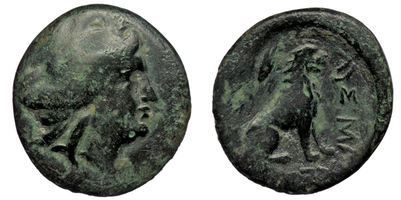 THRACE. Lysimacheia. Circa 309-220 BC. AE ( Bronze 4.59 g. 20 mm)
Turreted and l...