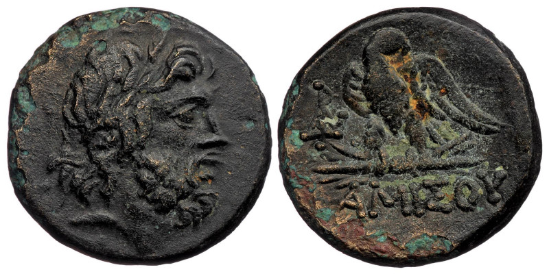 PONTOS. Amisos. Time of Mithradates VI Eupator (ca 100-85 BC) AE ( Bronze. 8.45 ...