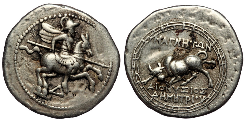 Ionia. Magnesia ad Maeander . Dionysios son of Demetrios 155-145 BC. ( Silver. 4...