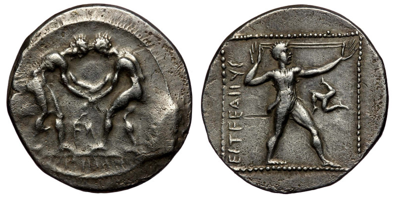 PAMPHYLIA. Aspendos. Circa 380/75-330/25 BC. Stater AR (Silver,10,73 g. 24 mm). ...