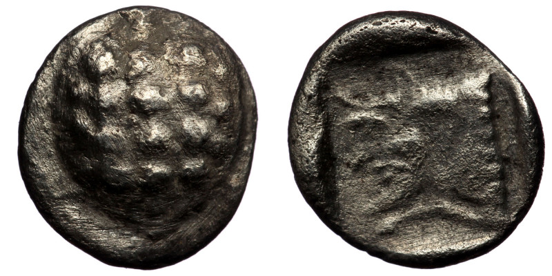 CILICIA, Mallos. Circa 440-390 BC. AR Obol (Silver. 0.69 g. 9 mm). 
Turtle
Rev: ...