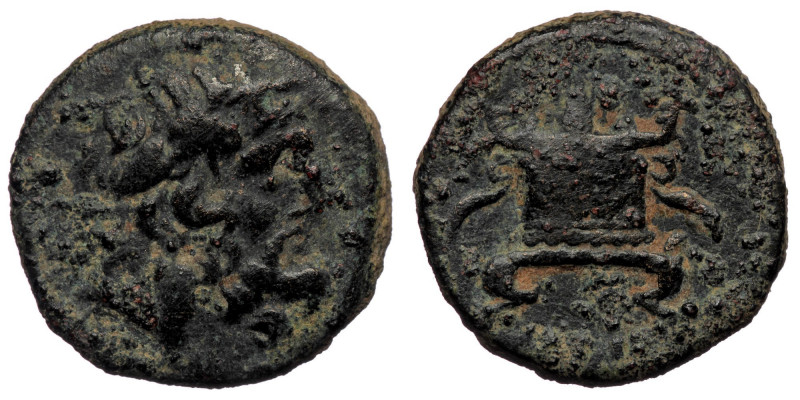 CILICIA. Mopsos.AE (2nd-1st centuries BC). ( Bronze. 5.06 g. 18 mm)
Laureate and...