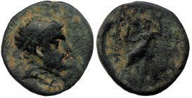 Kingdom of Cilicia. Tarcondimotus I. c. 39-31 BC. AE Anazarbus ( Bronze. 6.78 g. 23mm)
Diademed head of Tarconimotus I right, anchor countermark on ne...