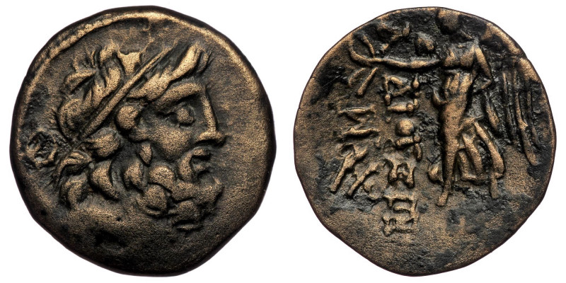 Cilicia, Elaiussa Sebaste, ca. 2-1 cent. BC, AE ( Bronze 6.39 g. 21 mm )
Laureat...