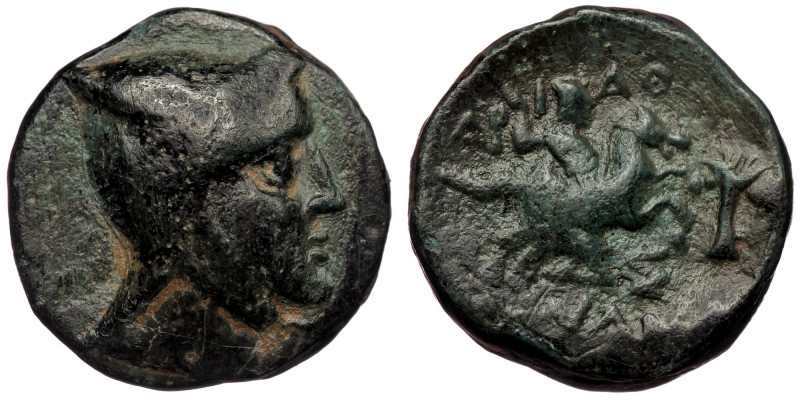 KINGS OF CAPPADOCIA. Ariaramnes (280-230 BC). Ae. Tyana. ( Bronze. 6.80 g. 18 mm...