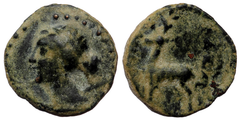 KINGS OF CAPPADOCIA. Ariarathes X Eusebes Philadelphos (42-36 BC). Ae. ( Bronze....