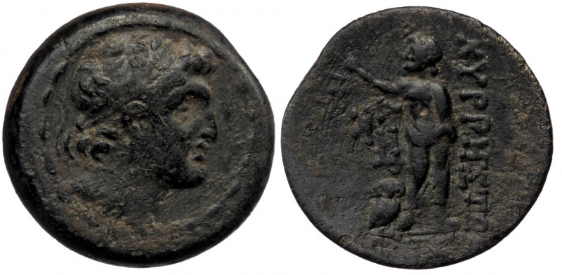 Seleukid Kings, Alexander I Balas (152-145). Kyrrhos. ( Bronze. 6.28 g. 22 mm) 
...