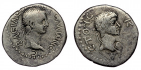 KINGS OF PONTOS. Polemo II (37/8-41) AR Drachm (Silver, 3,45g, 19mm) Dated RY 20 (57/8 AD).
Obv: BAΣIΛEΩΣ ΠOΛEMWNOC - Diademed head of Polemo right.
R...