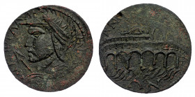 CARIA. Antiochia ad Maeandrum. Gallienus (253-268) AE (Bronze, 37mm, 21,05g.)
Obv. AY K Π ΓAΛΛIHNOC; Radiate, helmeted, draped and cuirassed bust of G...
