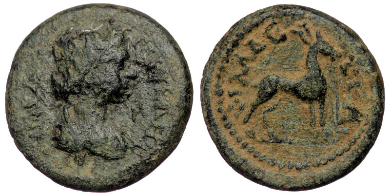 LYDIA. Philadelphia. AE (Bronze, 3.69g, 17mm) Pseudo-autonomous issue Time of Se...