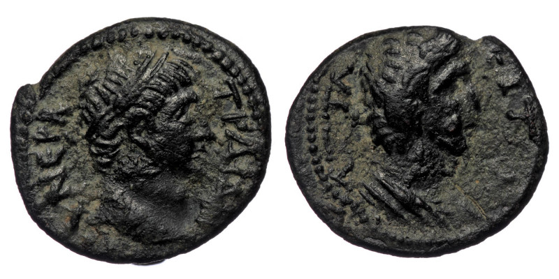 MYSIA. Attaea. Trajan (98-117) AE (Bronze, 17mm, 3.00g) 
Obv. ΑΥ ΝЄΡΒ ΤΡΑΙΑΝ; La...