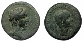 CILICIA, Aegeae, Caligula Æ Tetrassarion Mi-, magistrate. Dated year 87 = AD 40/41. 
Obv: Diademed and draped bust of Alexander the Great to right 
Re...
