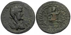 CILICIA. Mopsus. Septimius Severus (193-211). Ae (Bronze, 35mm, 25,67g)
Obv: AVT KAI Λ CEΠ CEOVHPOC ΠEP CEB - Laureate, draped and cuirassed bust righ...