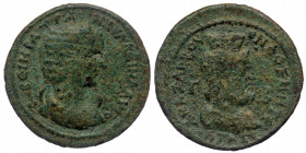 CILICIA. Anazarbus. Tranquillina (Augusta, 241-244). AE Hexassarion (Bronze, 32mm, 19.44g) 
Obv. CABЄINIA TPANKYΛΛЄINA AYΓO; Diademed and draped bust ...