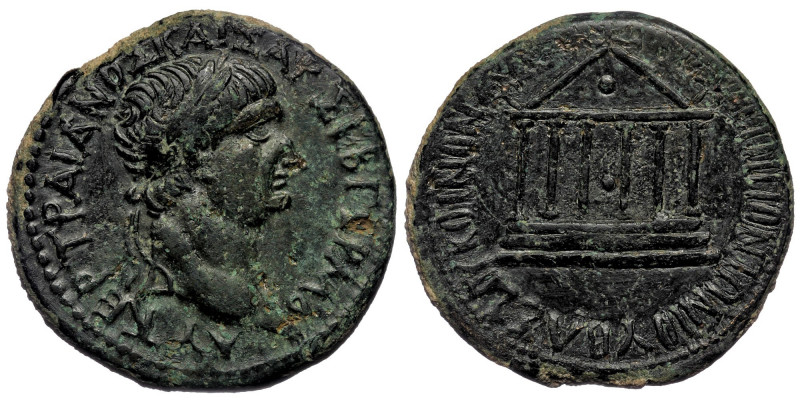 GALATIA. Koinon. Trajan (98-117). AE (Bronze, 30mm, 23.00g)
Obv. ΑΥΤ ΝΕΡ ΤΡΑΙΑΝΟ...