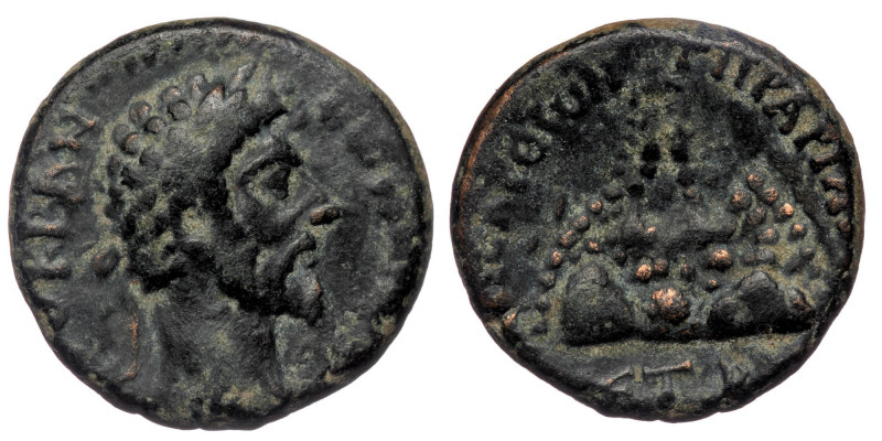 CAPPADOCIA. Caesarea. Lucius Verus (161-169) AE (Bronze, 20mm, 8.01g)
Obv. ΑVΤΟΚ...