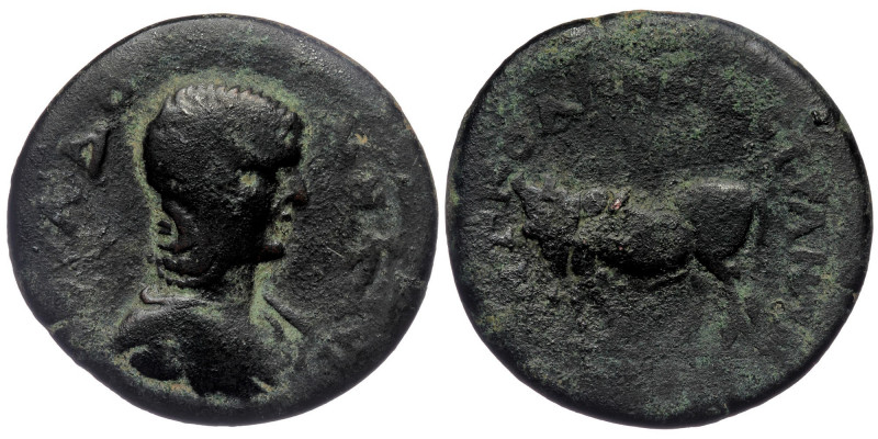 CAPPADOCIA. Tyana. Julia Domna (Augusta, 193-217). AE (Bronze, 29mm, 14.15g). Da...