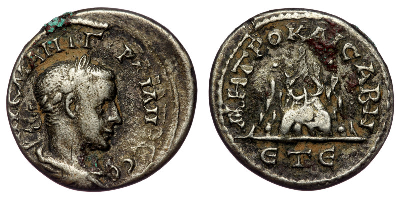 CAPPADOCIA, Caesarea. Gordian III (238-244) AR Didrachm (Silver, 22mm, 5.85 g). ...