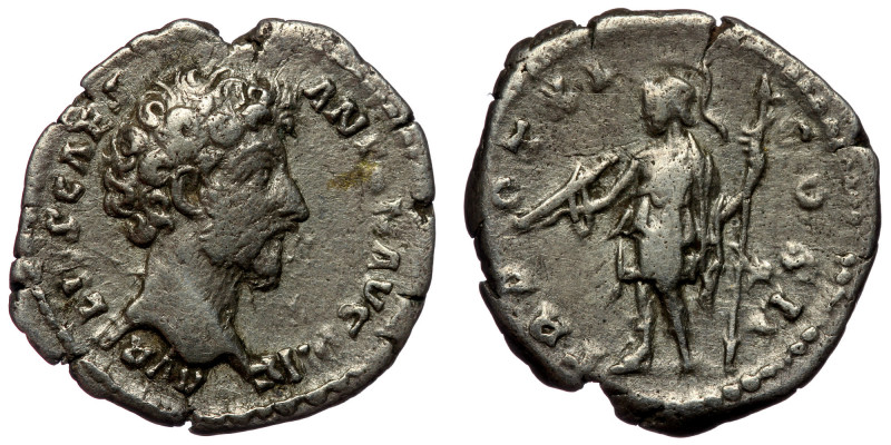 Marcus Aurelius (Caesar, 139-161) AR Denarius (Silver, 3,39g, 18mm) Rome, 156-15...