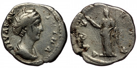 Faustina Major (wife of Antoninus Pius, died 141) AR denarius (Silver, 18mm,3.20g), Rome, 146, 
Obv: DIVA FAVSTINA - diademed and draped bust right, h...