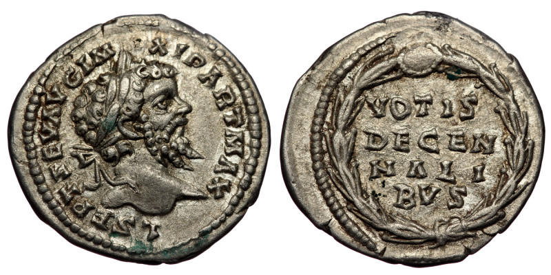 Septimius Severus (193–211) AR Denarius (Silver, 3,49g, 20mm) Laodicaea, 198-202...