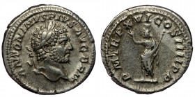 Caracalla (198-217) AR denarius (Silver, 20mm, 3.08g), Rome, 213 
Obv: ANTONINVS PIVS AVG BRIT - laureate head of Caracalla right 
Rev: P M TR P XVI-C...