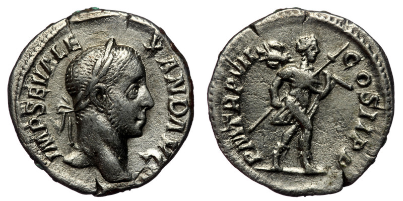 Severus Alexander (222-235) AR denarius (Silver, 2,88g, 19mm) Rome, 229 
Obv: IM...