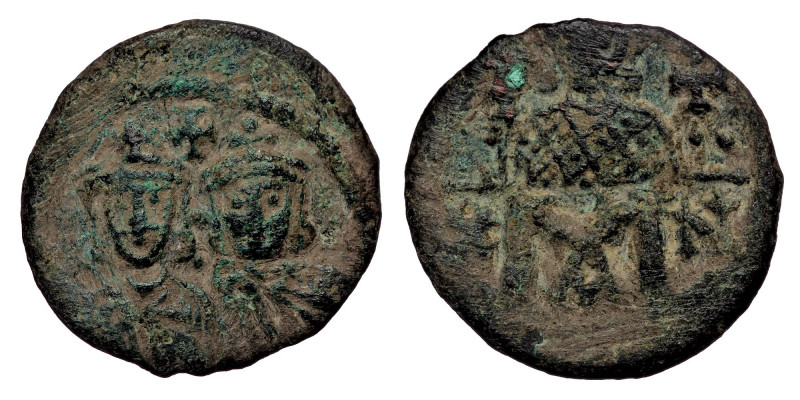 Constantine V Copronymus, with Leo IV and Leo III. AD 741-775. Constantinople Fo...