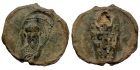 Byzantine Lead Seal (Lead. 5.53 g. 24 mm)