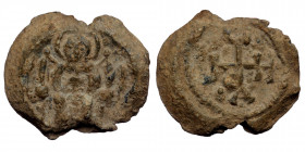 Byzantine Lead Seal ( Lead 9.60 g, 23 mm)