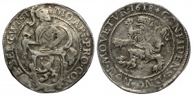 NETHERLANDS. Lion Dollar or Leeuwendaalder (1618). Westfriesland. ( Silver 27.01 g. . 40 mm)