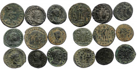 9 pieces SOLD AS SEEN ( Bronze. 29.12 gr. )