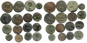 16 pieces SOLD AS SEEN (bronze. 137.90 gr. )