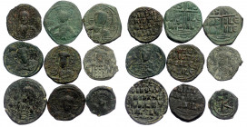 9 pieces SOLD AS SEEN ( Bronze. 87.87 gr. )