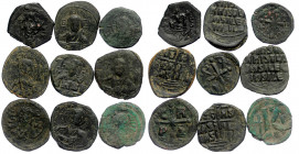 9 pieces SOLD AS SEEN ( Bronze. 72.52 gr.