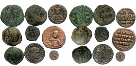 9 pieces SOLD AS SEEN ( Bronze. 61.15 gr. )