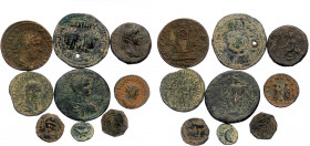 9 pieces SOLD AS SEEN ( Bronze. 73.88 gr. )