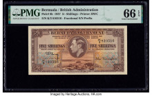 Bermuda Bermuda Government 5 Shillings 12.5.1937 Pick 8b PMG Gem Uncirculated 66 EPQ. 

HID09801242017

© 2020 Heritage Auctions | All Rights Reserved...