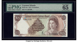 Cayman Islands Currency Board 25 Dollars 1974 (ND 1981) Pick 8a PMG Gem Uncirculated 65 EPQ. 

HID09801242017

© 2020 Heritage Auctions | All Rights R...